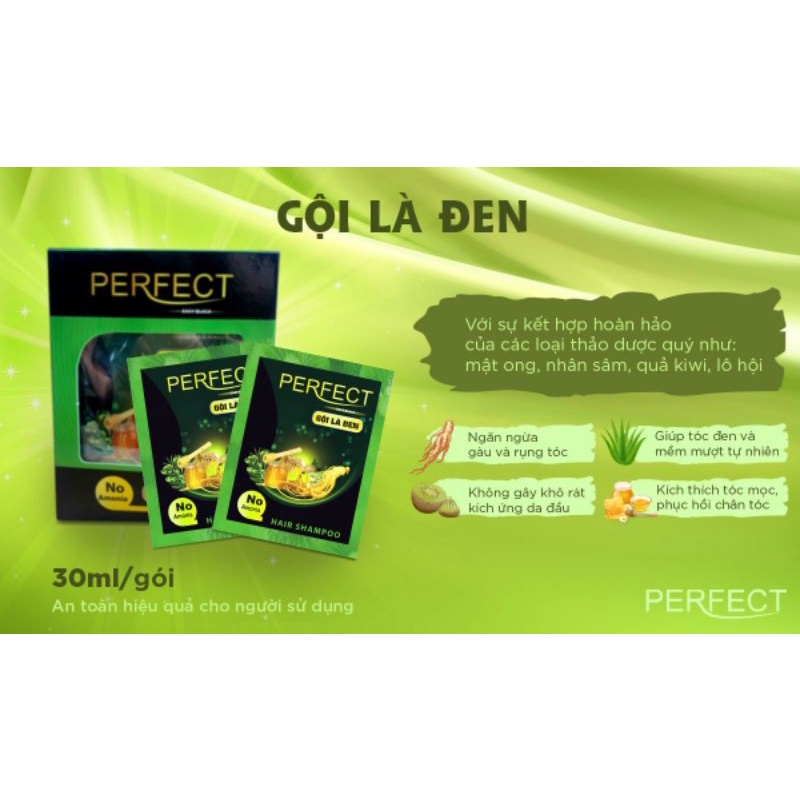 5 GÓI GỘI LÀ ĐEN PERFECT