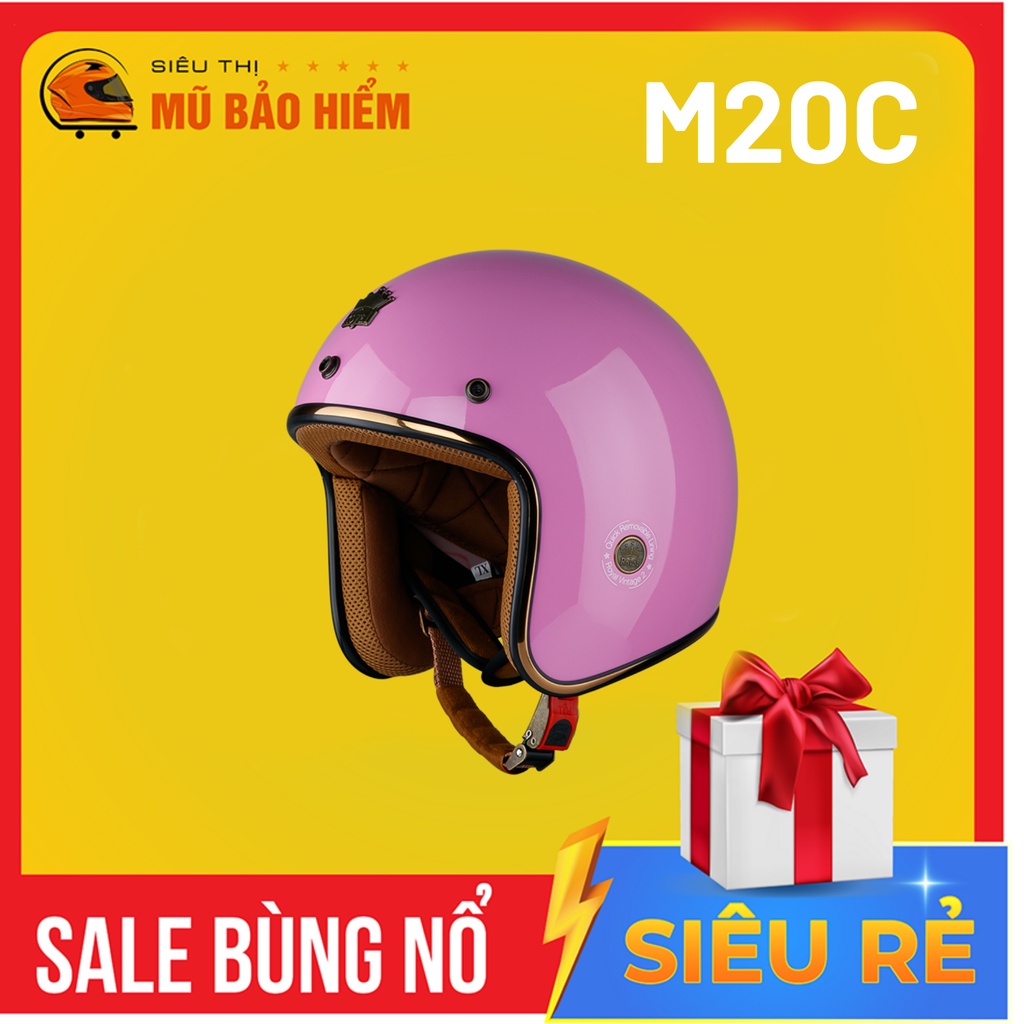 Mũ bảo hiểm giá rẻ Royal M20C Thời Trang - Hàng Chính Hãng