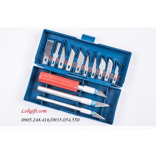 BỘ DAO KHẮC, TRỔ13 LƯỠI