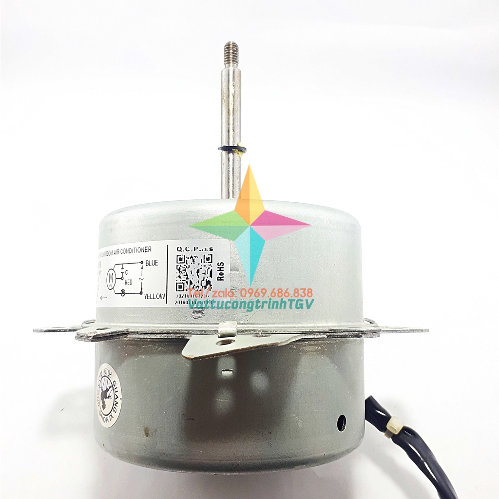 Motor quạt dàn nóng điều hòa 220V-36W-3 dây