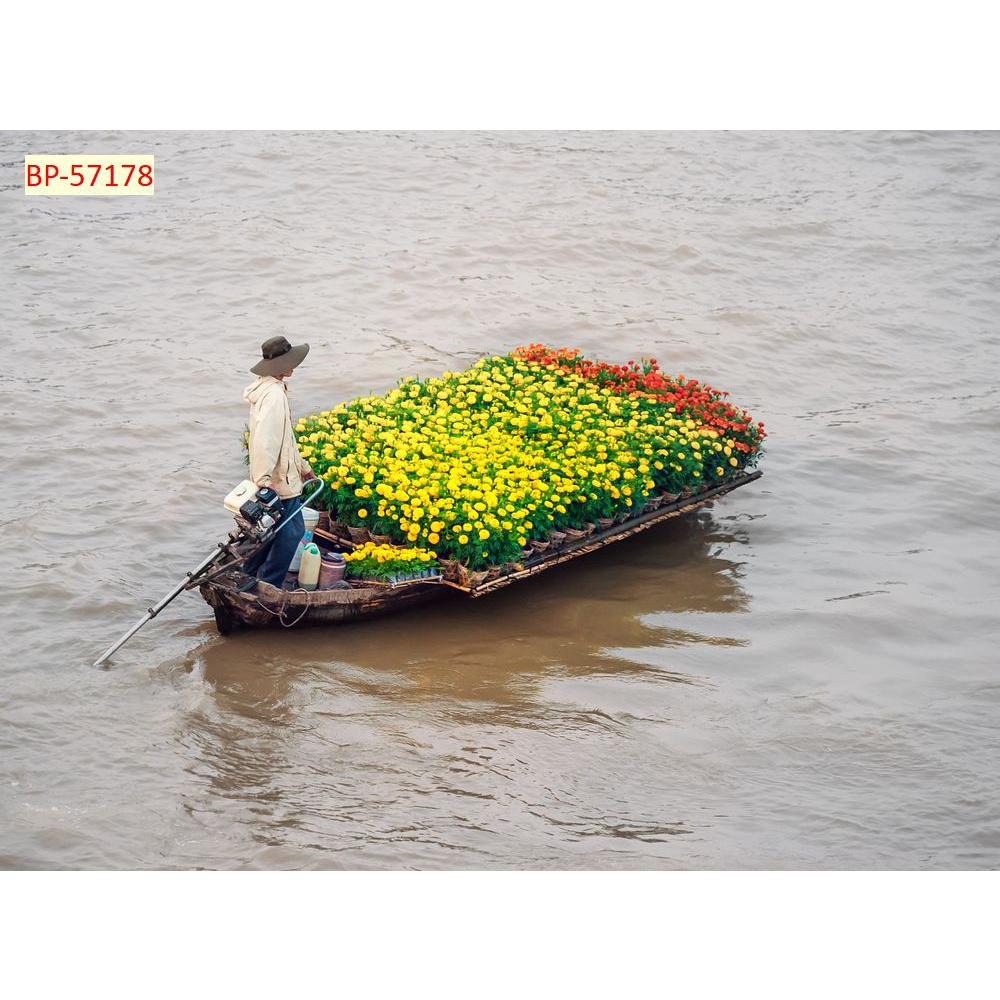 Tranh dán tường tổng hợp địa danh Việt Nam 3D in theo kích thước yêu cầu – Không giới hạn kích thước.