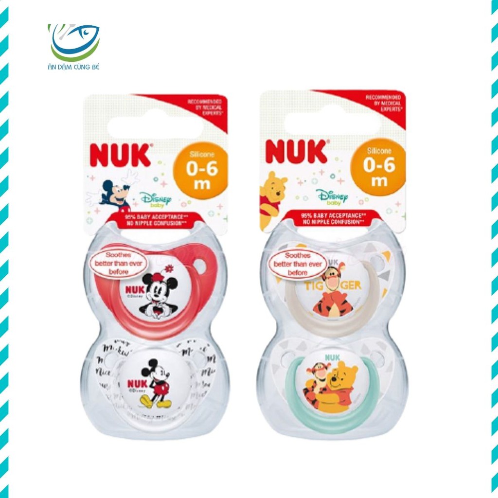 SET 2 TY GIẢ NUK DISNEY&amp; GẤU POOH