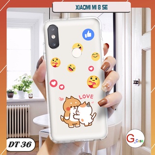 Ốp lưng điện thoại Xiaomi MI 8 SE dẻo trong in hình