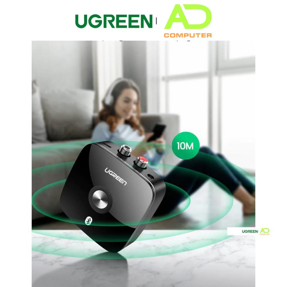 Bộ nhận âm thanh Bluetooth 5.0 đầu ra 3,5mm + 2 đầu RCA UGREEN 30445
