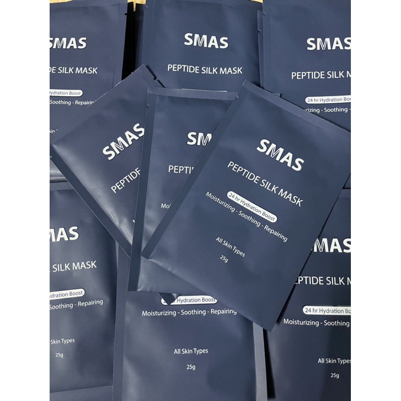 Mặt nạ dưỡng và phục hồi da SMAS Peptide Silk Mask Nhật Bản - 1 miếng