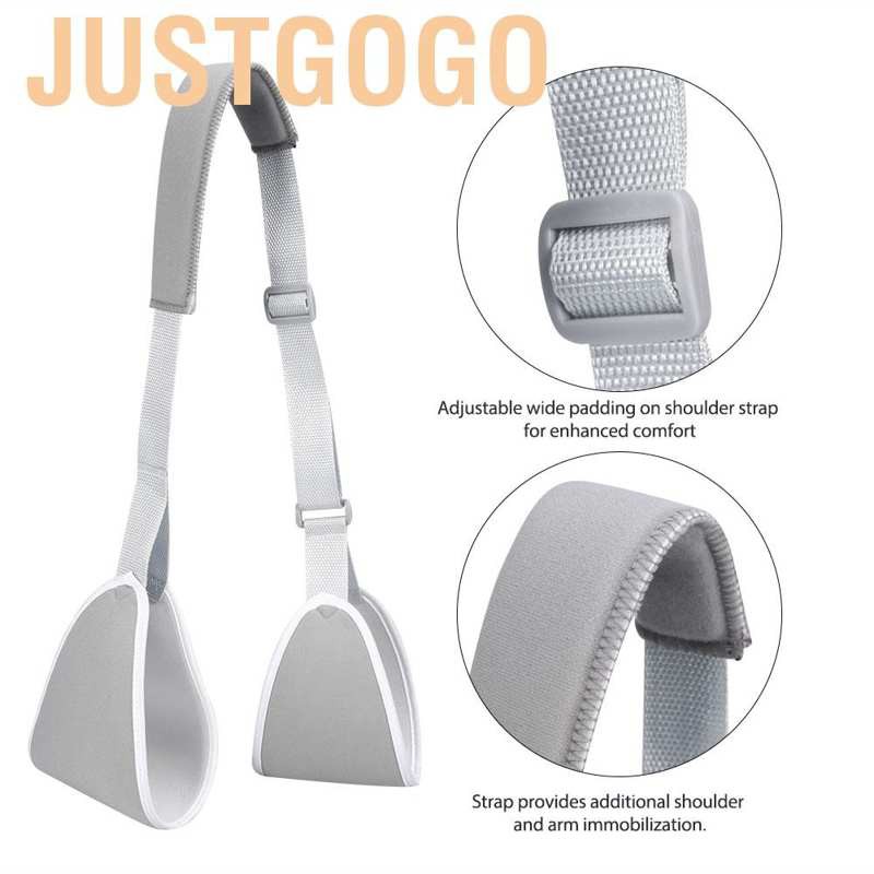 Adjustable Medical Shoulder Arm Strap Sling Swathe Brace Reinforced Immobilizer Broken Forearm