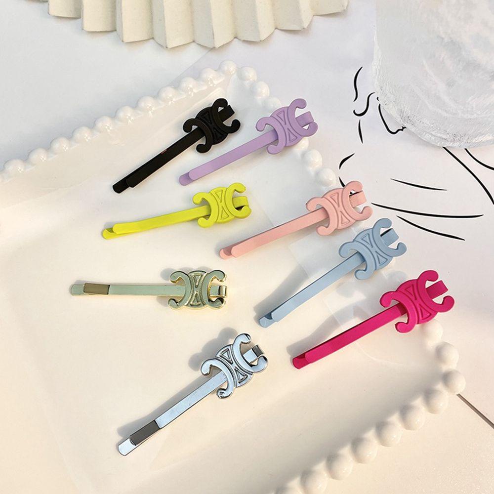 LILYES Kẹp Tóc Mỏ Vịt Màu Kẹo Đơn Giản Sáng Tạo Cá Tính Dễ Thương Dành Cho Bé Gái