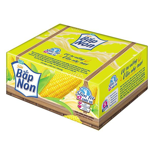 Sữa Bắp Non LIF Thùng 24 Hộp x 180ml