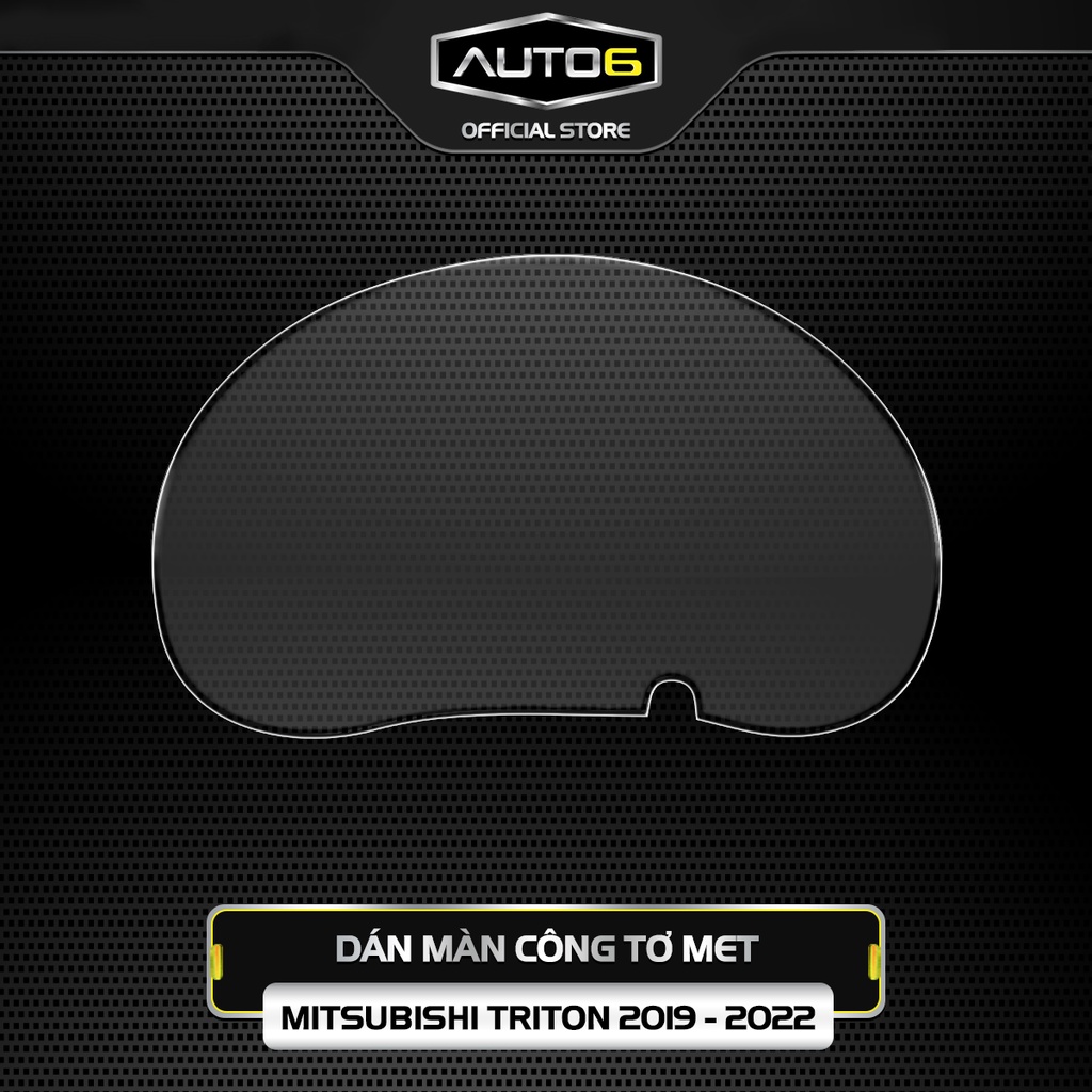 Bộ 4 chi tiết Film PPF trong suốt dán xe MITSUBISHI TRITON 2019-2023 chống xước bảo vệ nội thất ô tô - AUTO6