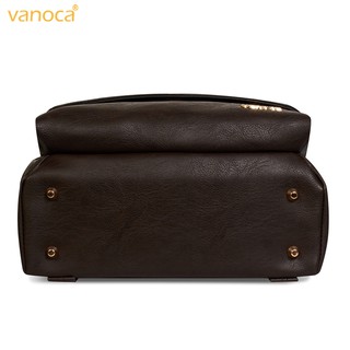 Balo Da Hàn Quốc VANOCA VNSP096 Nâu