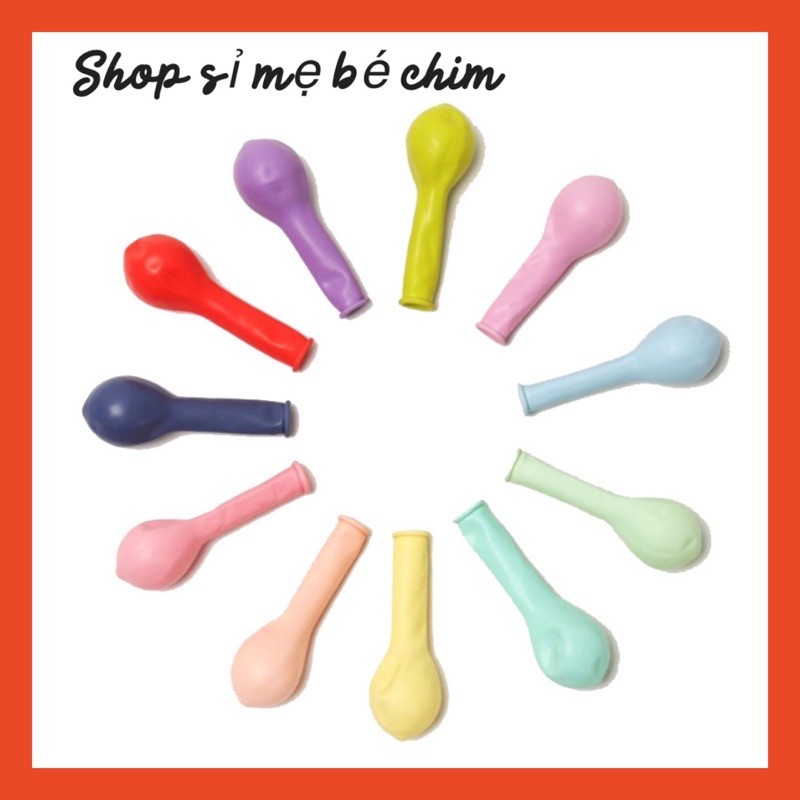 Sỉ túi 200 quả pastel 5 icnh 10-12cm dùng trang trí điểm chọn màu ở phân loại