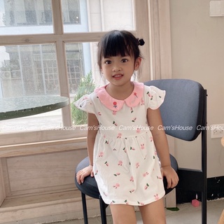 Váy hồng thỏ cà rốt - váy bé gái dễ thương