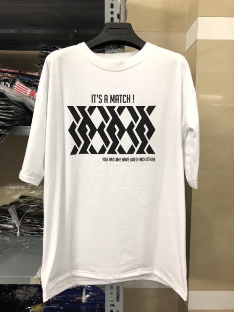 Áo Thun MATCH TRẮNG Unisex 1hitshop | BigBuy360 - bigbuy360.vn