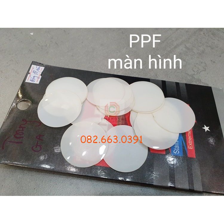 Dán tròn đa năng nano (cường lực chống va đập) và dán PPF (che và tự phục hồi vết xước) size theo yêu cầu