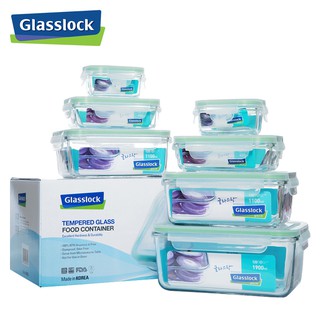 Bộ 7 hộp thủy tinh cường lực GLASSLOCK  GL09