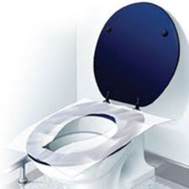 Giấy lót bồn cầu (2 gói) - giấy lót bàn cầu toilet - giay lot ban cau nhà vệ sinh