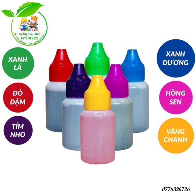 Set 6 màu thực phẩm an toàn cho bé