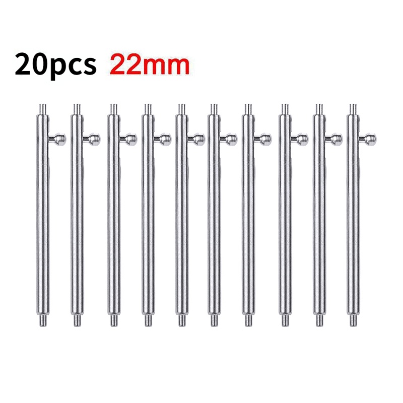 Set 20 Chốt Đồng Hồ Đường Kính 1.5mm Dài 20mm 22mm Tháo Gỡ Nhanh