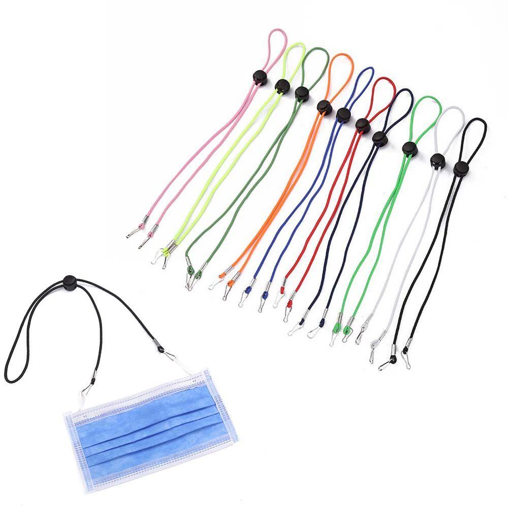 Dây Đeo Cổ Bằng Nylon Bảo Vệ Mắt Kính Có Thể Điều Chỉnh Nhiều Màu Thời Trang