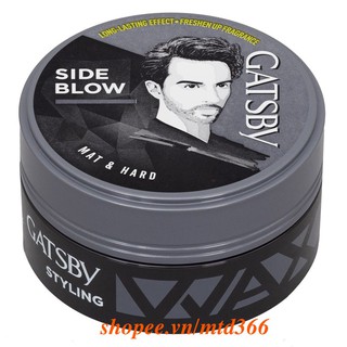 Wax Tạo Kiểu Tóc 75G Gatsby Xám Side Blow Mẫu Mới Năm 2019.