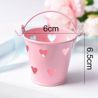Xô trái tim đựng đồ mini size