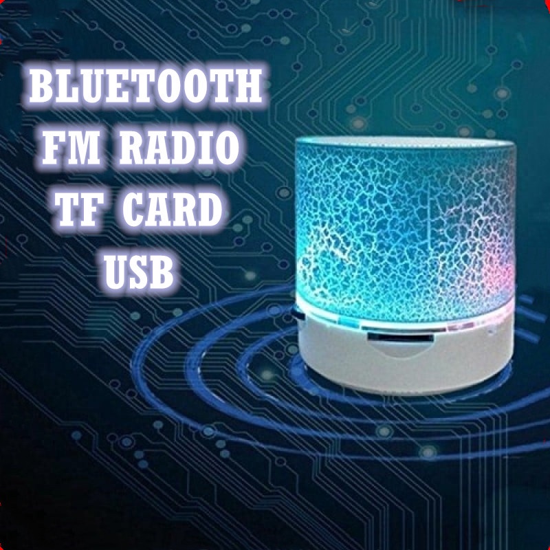 Loa Bluetooth Trứng Loa ⚡CHÍNH HÃNG⚡  Bluetooth có đèn led dùng cho tất cả các dòng điện thoại