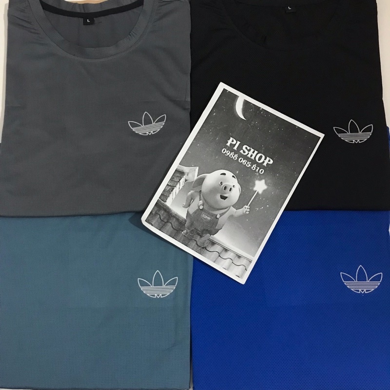 Áo thun nam thể thao cổ tròn chất thông hơi siêu mát