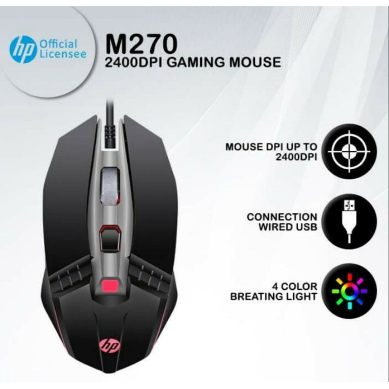 CHUỘT HP M270 ĐEN LED USB