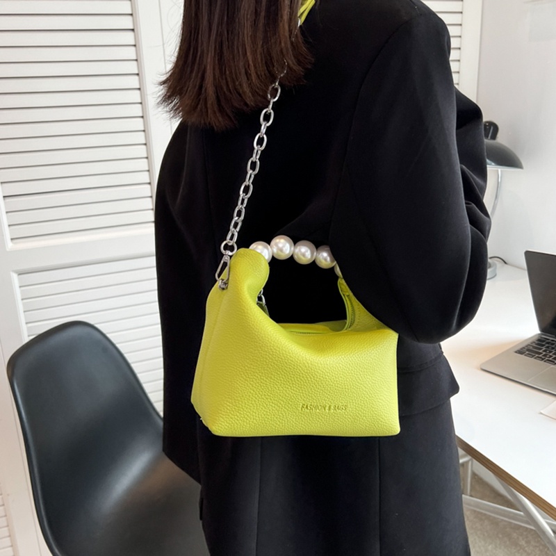 IELGY Túi Đeo Vai Có Dây Đeo Mắc Xích Ngọc Trai Nhiều Màu Sắc Tùy Chọn Cho Nữ