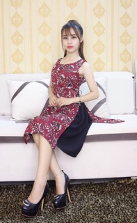 Áo Cách Tân Voan Hoa Kèm Quần