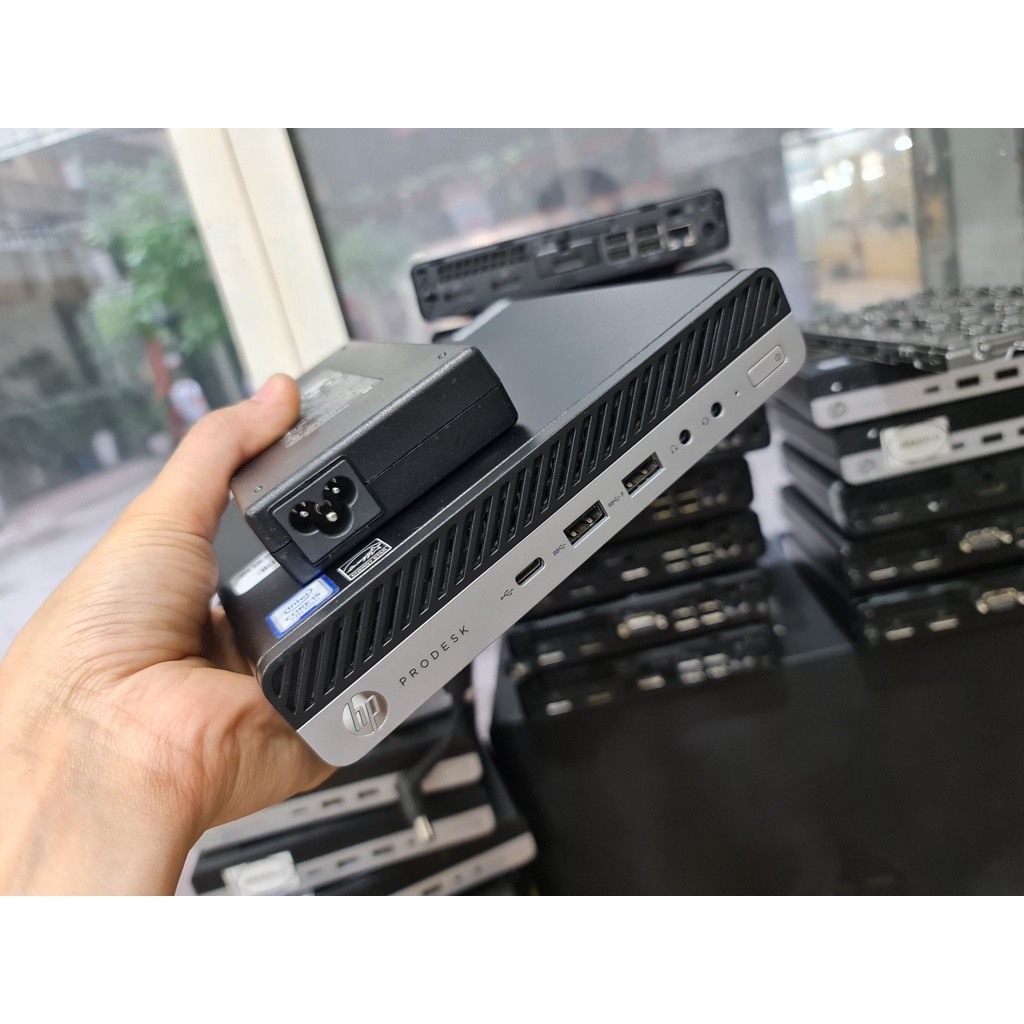 Máy tính đồng bộ HP 600G3 Mini, CPU i5 6500T, Ram4 8GB, SSD 256GB Nvme máy siêu nhỏ gọn chạy ổn định bảo hành 12 tháng