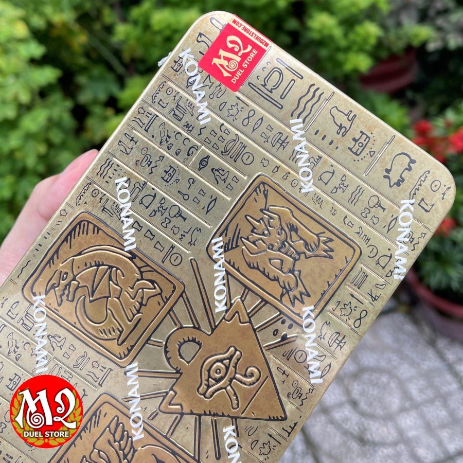 Hộp thẻ bài Yugioh Mega tin 2022 Tin Of The Pharaoh’s Gods Collection - Nhập khẩu Hoa Kỳ USA