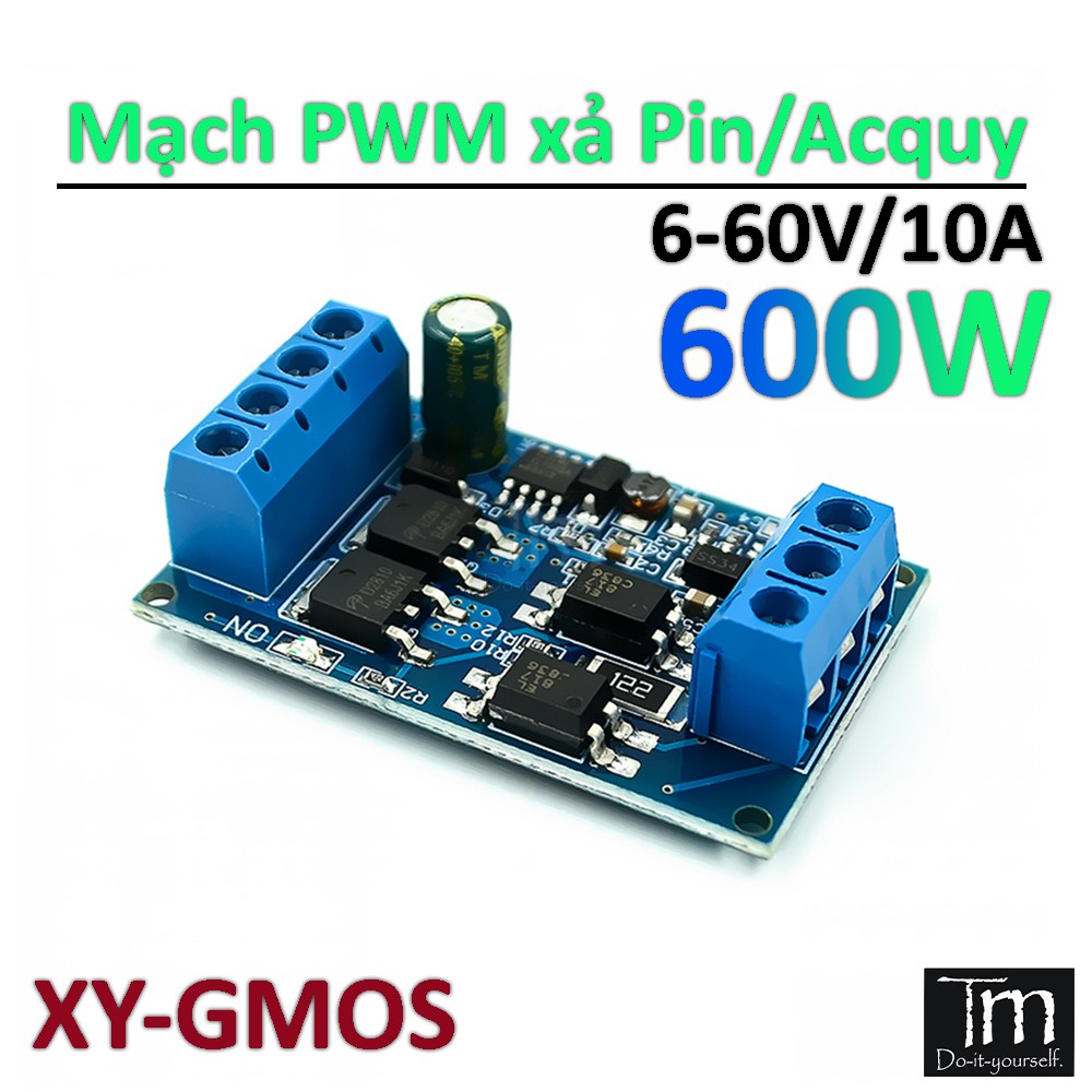Mạch Điều Khiển Xả Pin/Acquy 6-60V (XY-GMOS)