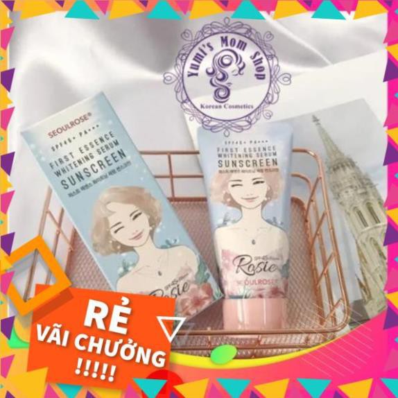 Kem chống nắng Rosie Seoul Rose First Essence Whitening Serum Sunscreen