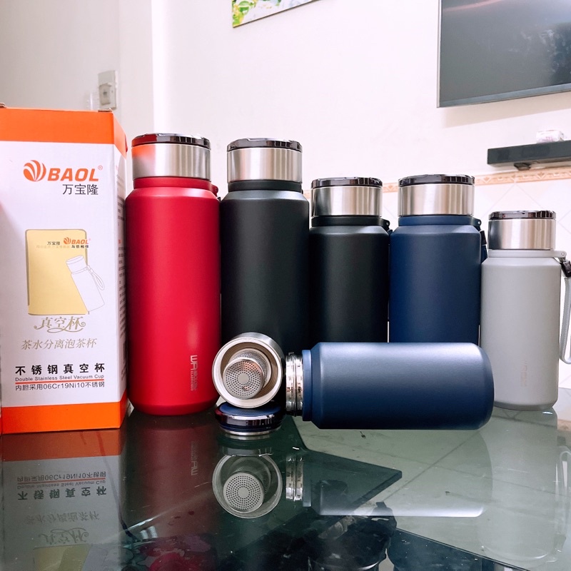 Bình giữ nhiệt inox cao cấp SUS304 mẫu mới L28 1000ml, 1200ml, 1500ml, 800ml, 650ml