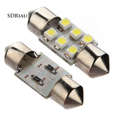Bộ 4 cái đèn LED 12V 6-SMD dành cho xe ô tô