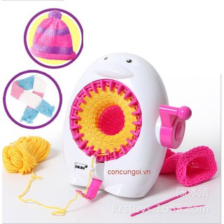 Đồ chơi Máy đan len quay chim cánh cụt , 833D