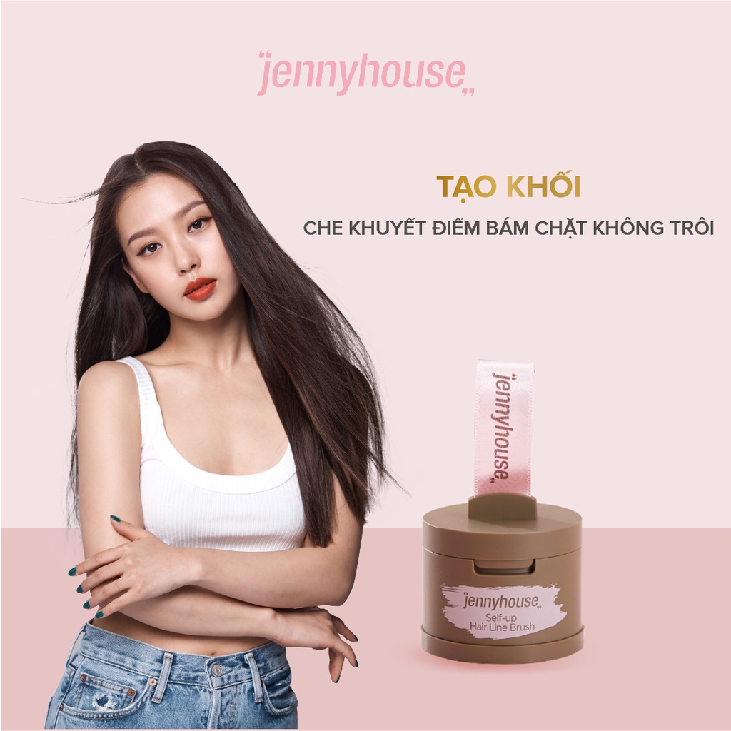 Phấn Che Khuyết Điểm JENNY HOUSE Self-Up Hair Line Brush 4g - Tạo Khối Chân Mày