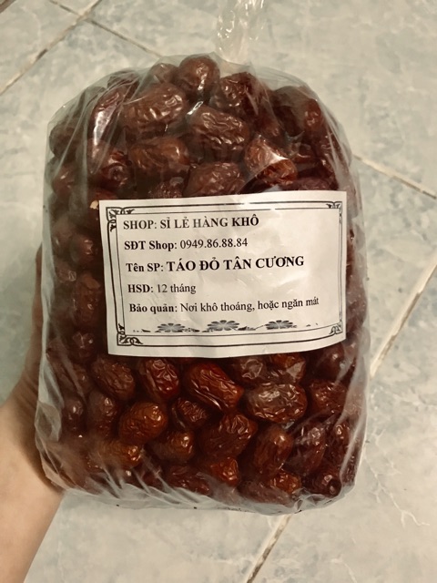 Táo đỏ sấy khô (táo tàu) Tân Cương 100gr