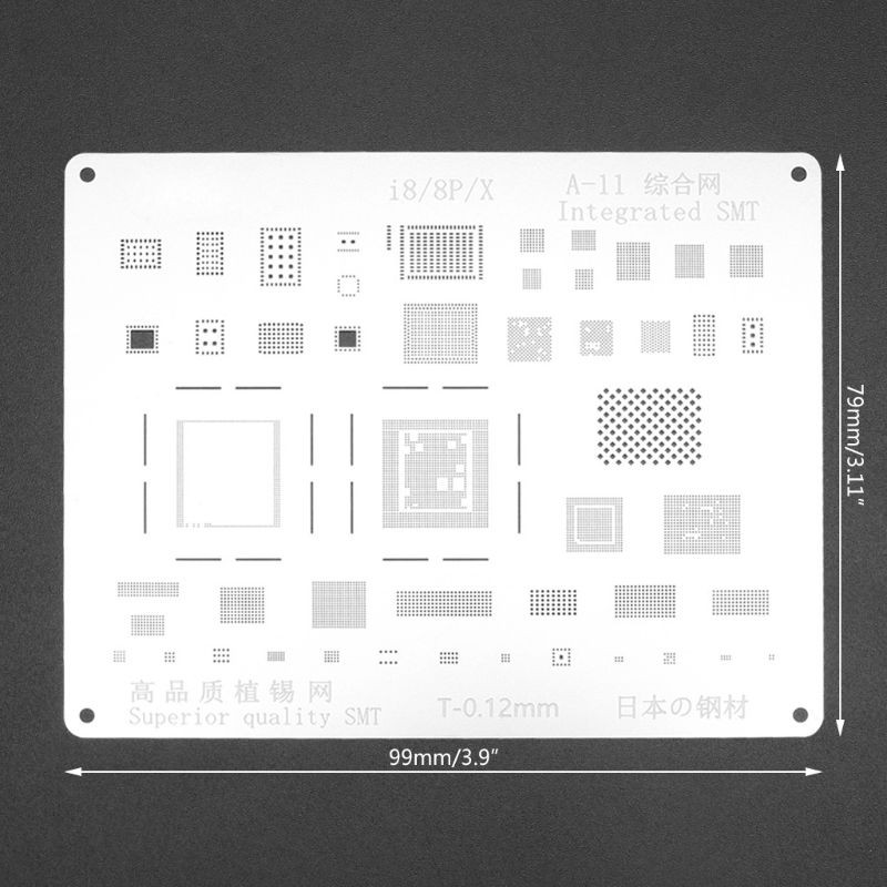 Khuôn Thép A11 Ic Chip Bga Cho Iphone 8 / 8plus / X | BigBuy360 - bigbuy360.vn