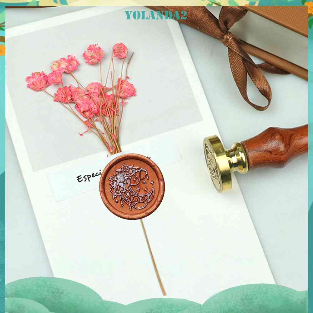 Đầu Con Dấu Sáp Dùng Cho Thiệp Mời Hình Hoa Hồng