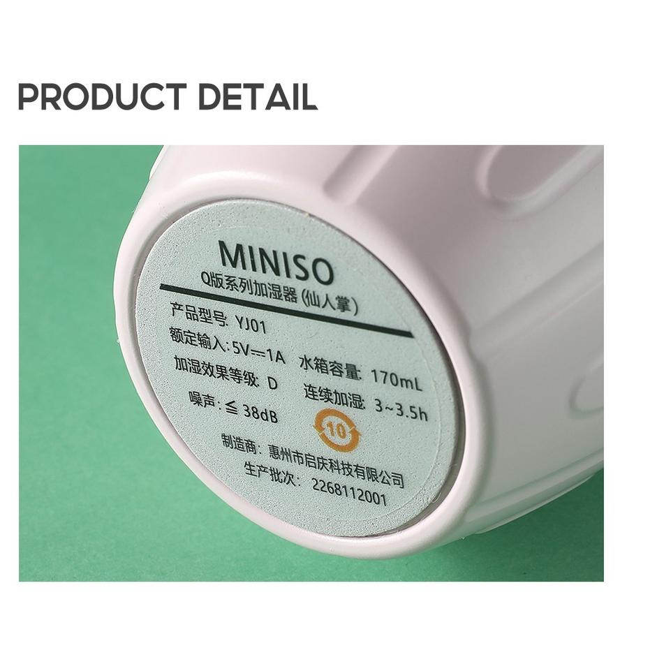 Máy Tạo Độ Ẩm Không Khí MINISO Hình Củ Cà Rốt Dễ Thương