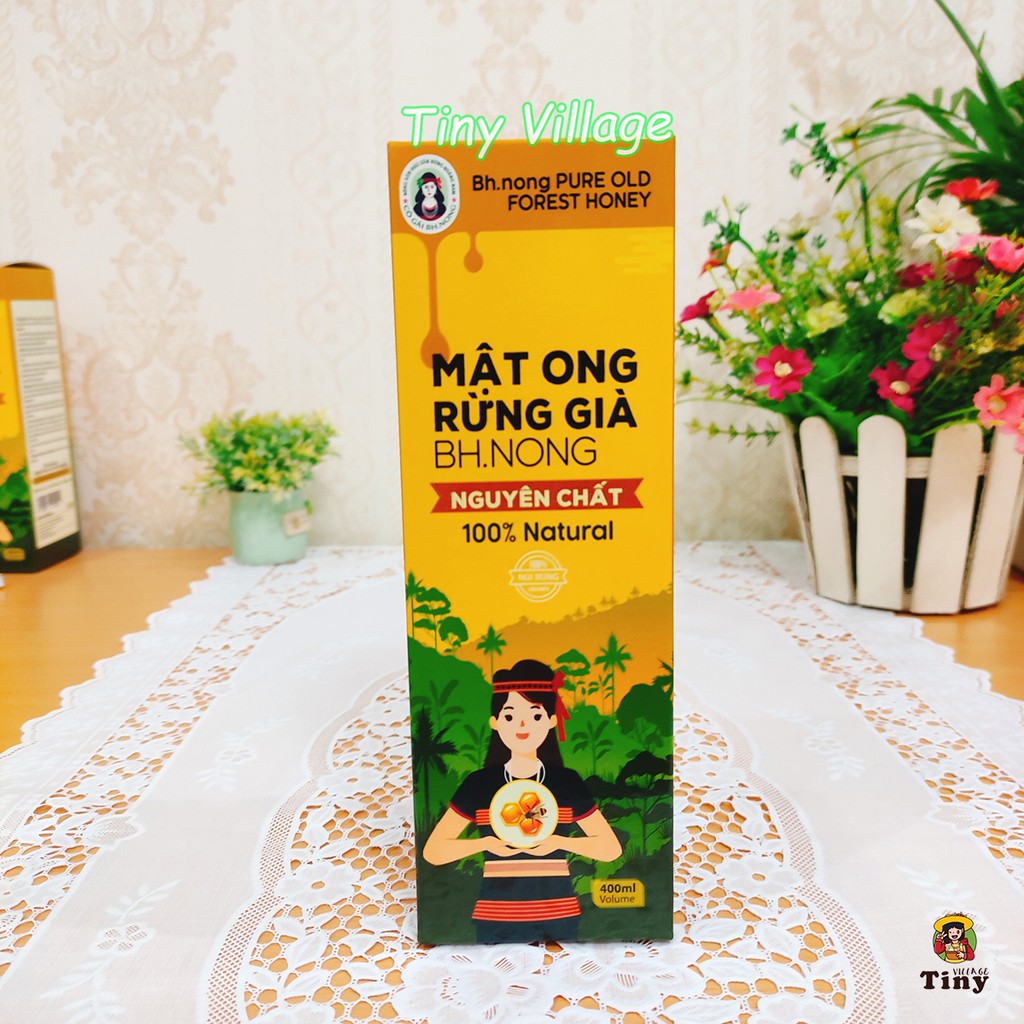 Mật Ong Rừng Nguyên Chất Cô Gái Bhnong Giảm cân Tăng sức đề kháng 400ml