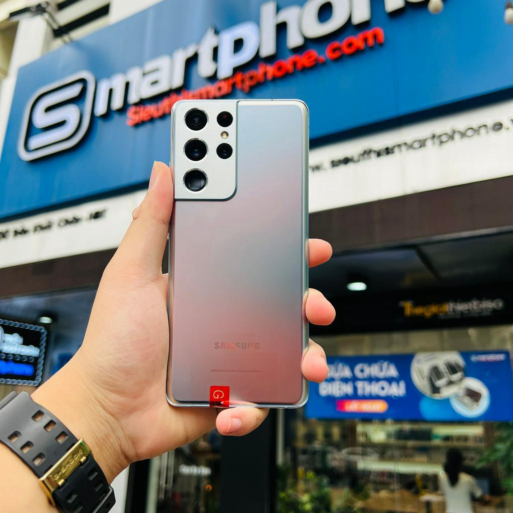 Điện thoại Galaxy S21 Ultra mới Fullbox 12GB Ram 128GB Rom  siêu đẹp - BH 6 tháng lỗi 1 đổi 1