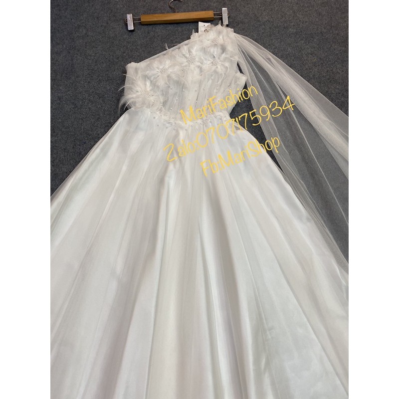 ĐẦM DẠ HỘI LƯỚI DẢI LỤA KẾT LÔNG CÔNG SANG TRỌNG-MS292V | BigBuy360 - bigbuy360.vn