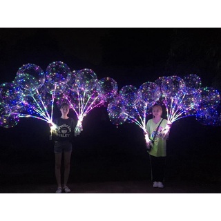 Bóng galaxy, bóng bay phát sáng, kèm pin+phụ kiện