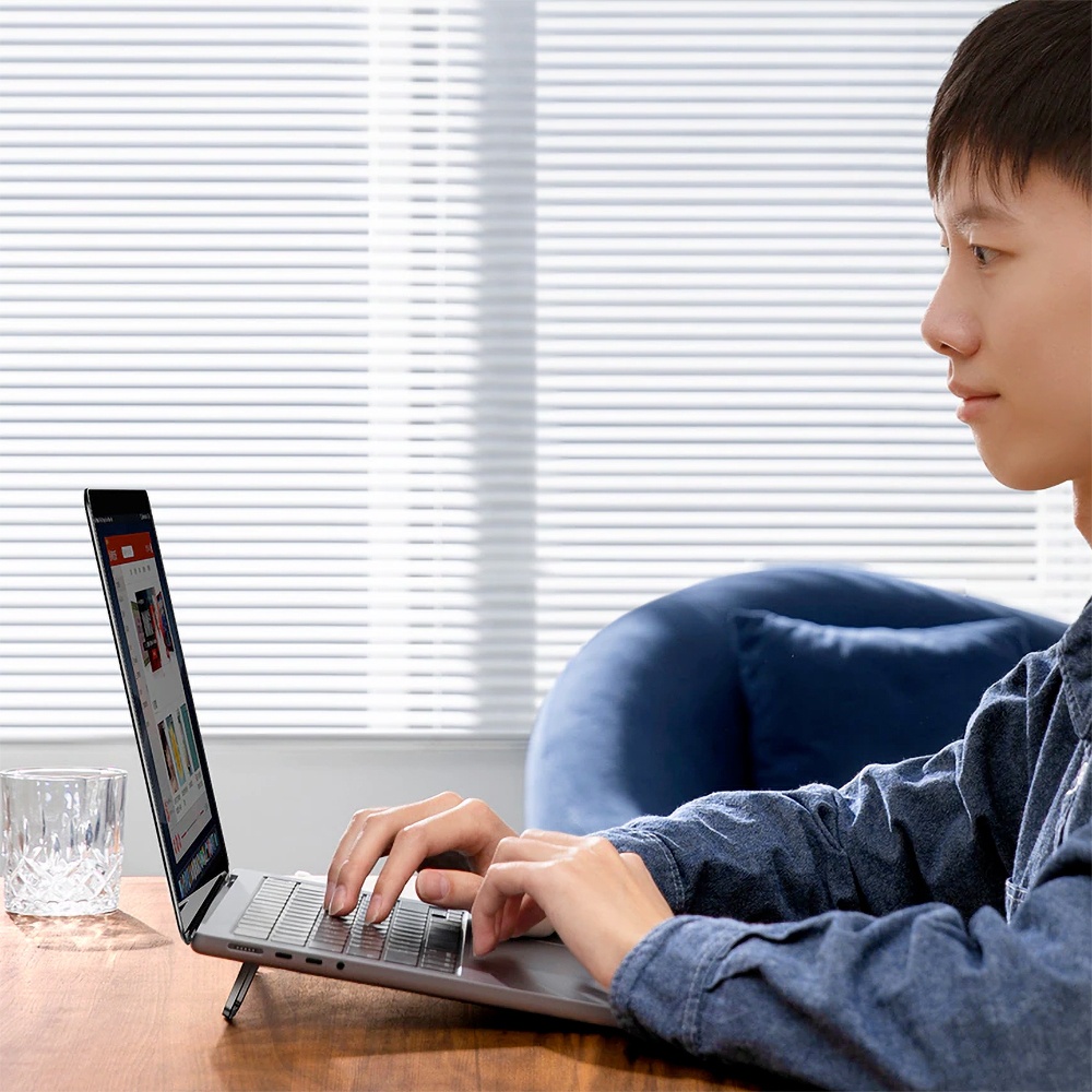 ĐẾ TẢN NHIỆT NHÔM CNC M_cbook VÀ LAPTOP BASEUS