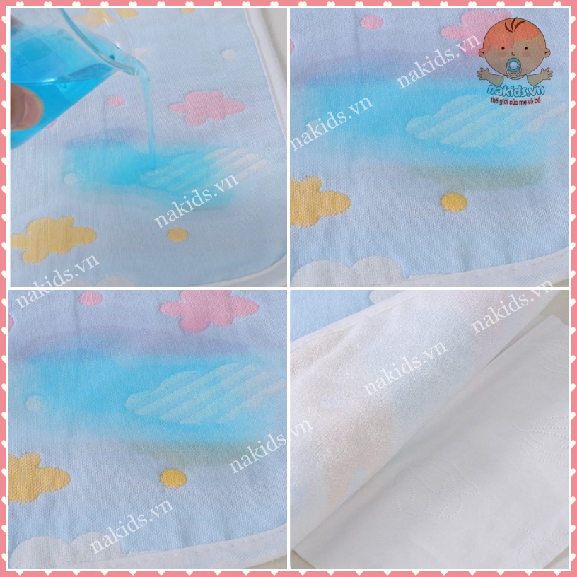 Lót Chống Thấm 6 Lớp Sợi Tre ORGANIC, Miếng Lót Thay Bỉm Tã Cho Bé Kích Thước 30x45cm
