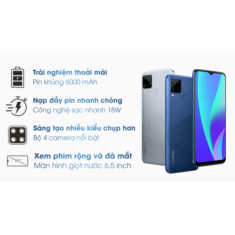 Điện thoại Realme C15 4G/64GB máy chính hãng