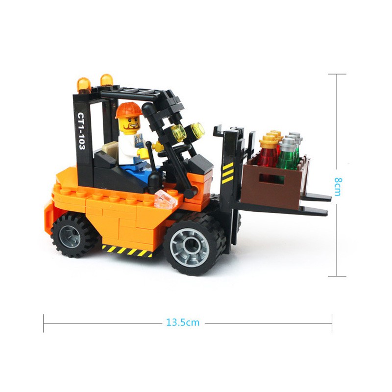 [Rẻ Vô Địch] Lego Xe Nâng Englighten Qman 1103 Nhập Khẩu Chính Hãng